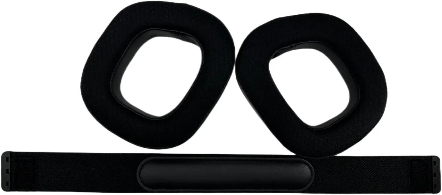 HS80 Earpads Replacement Cushions Cups Cover Headset Accessory with Memory Foam Compatible with Corsair HS80 RGB USB Wired/HS 80 RGB Wireless Gaming Headsets