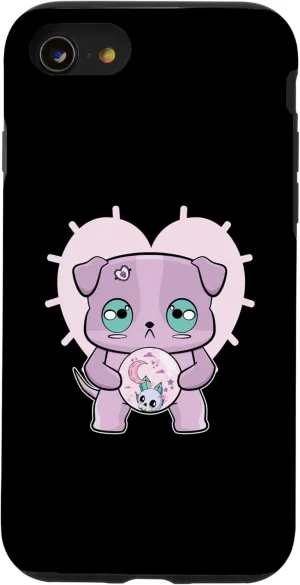 iPhone SE (2020) / 7 / 8 Bulldog Anime Pup Glass Ball Case