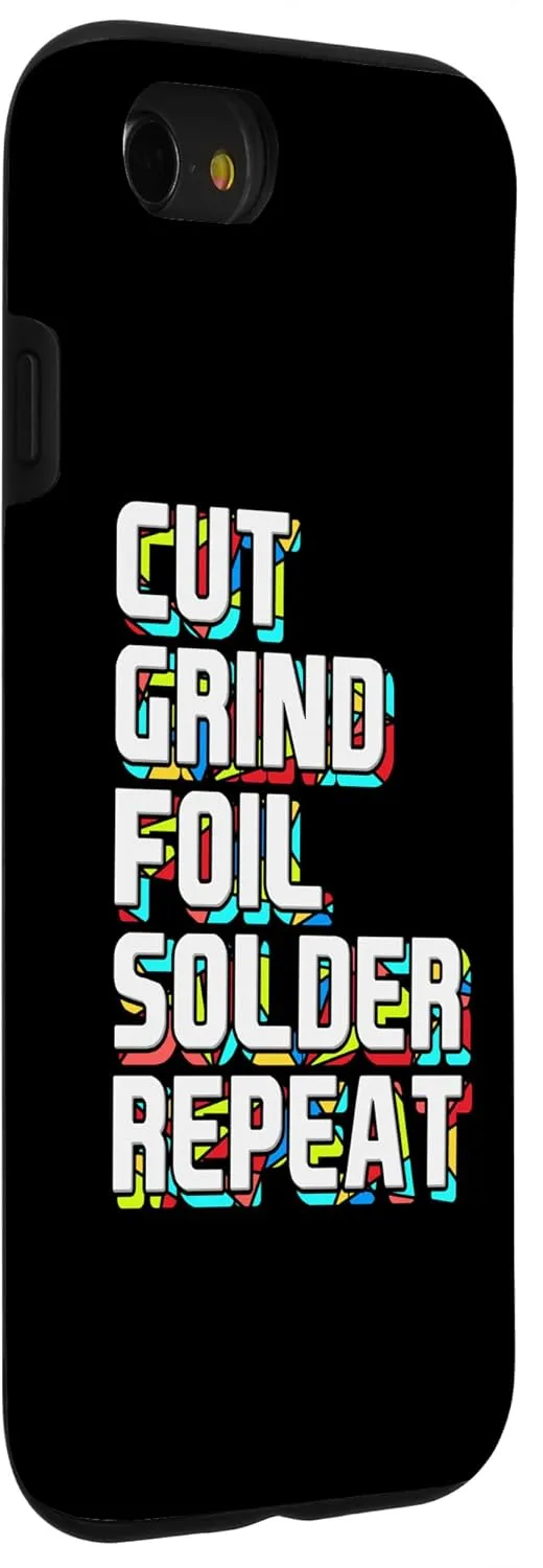 iPhone SE (2020) / 7 / 8 Cut Grind Foil Solder Repeat Church Cathedral Window Glazier Case