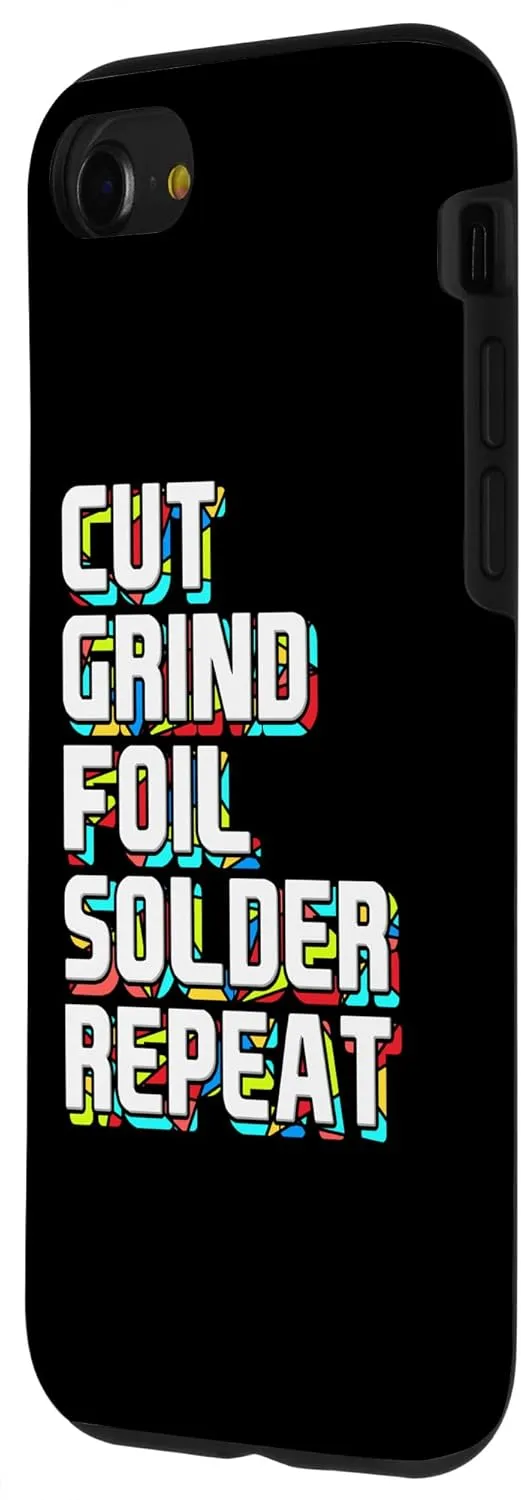 iPhone SE (2020) / 7 / 8 Cut Grind Foil Solder Repeat Church Cathedral Window Glazier Case