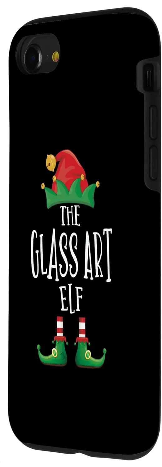 iPhone SE (2020) / 7 / 8 Glass Art Elf Shirt Funny Family Matching Group Christmas Case