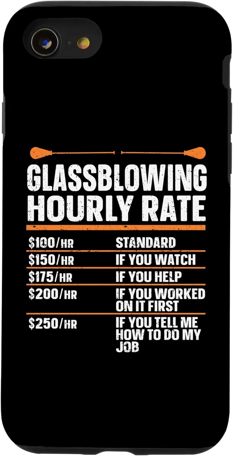 iPhone SE (2020) / 7 / 8 Glassblowing Glass Blower Hourly Rate Glass Blowing Case