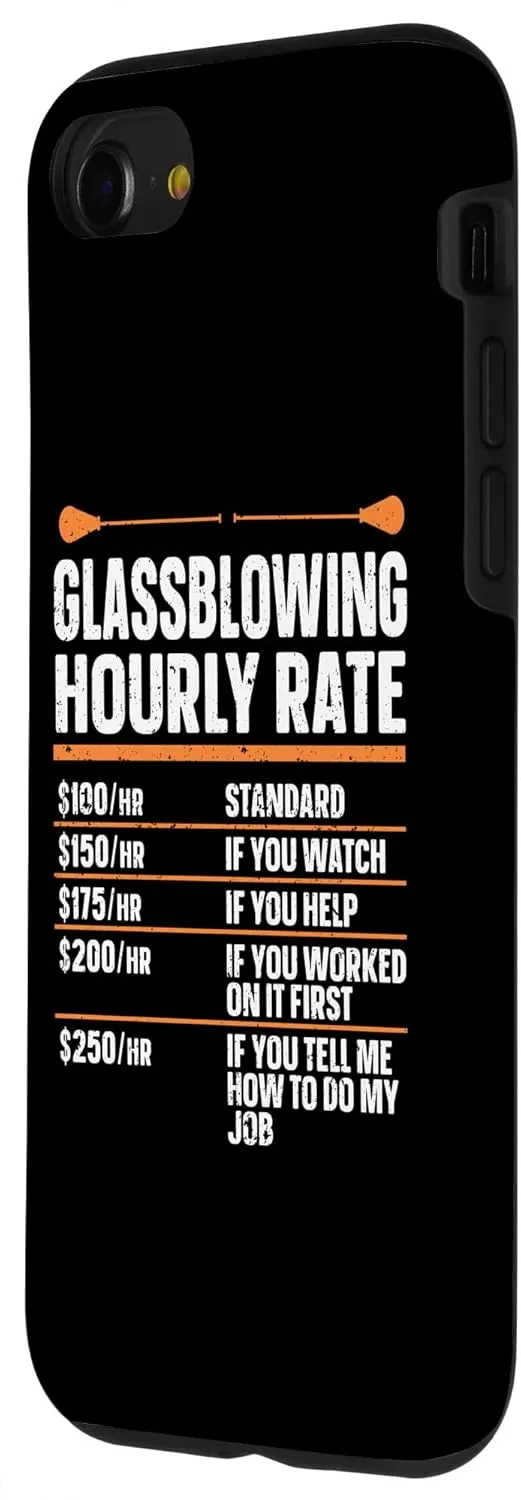 iPhone SE (2020) / 7 / 8 Glassblowing Glass Blower Hourly Rate Glass Blowing Case