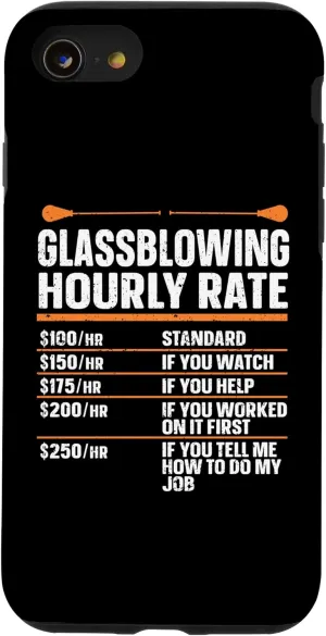 iPhone SE (2020) / 7 / 8 Glassblowing Glass Blower Hourly Rate Glass Blowing Case