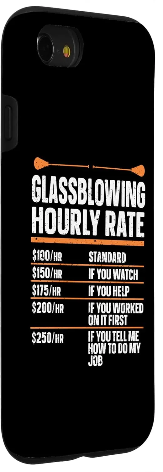 iPhone SE (2020) / 7 / 8 Glassblowing Glass Blower Hourly Rate Glass Blowing Case