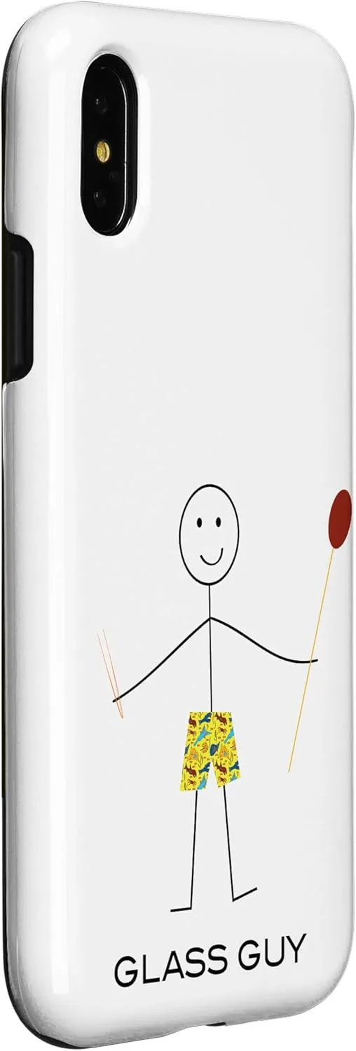 iPhone X/XS Funny Mens Glassblowing Design, Boy Glass Artist Case