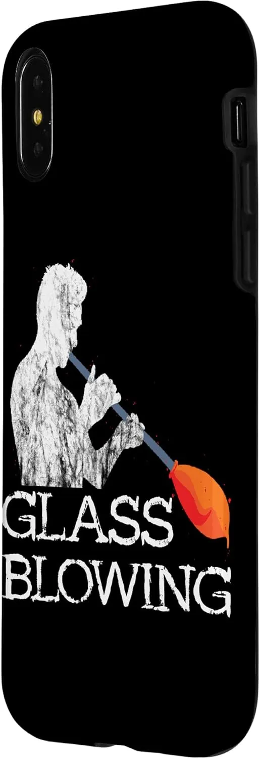 iPhone X/XS Glass Blowing Blowpipe Glassblower Molten Glassworking Case