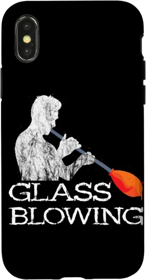 iPhone X/XS Glass Blowing Blowpipe Glassblower Molten Glassworking Case