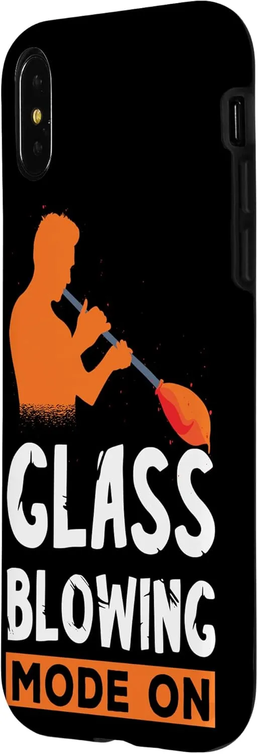 iPhone X/XS Glass Blowing Mode On Glassblower Blowpipe Glassworking Case