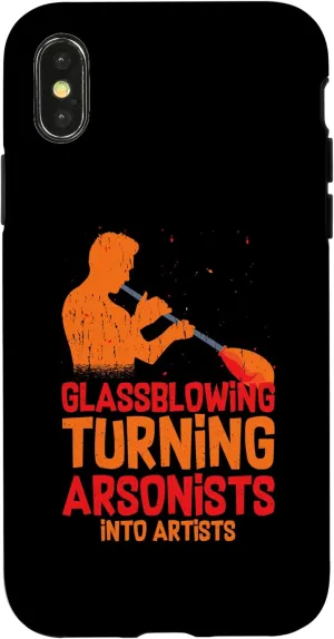 iPhone X/XS Glass Blowing Tools Beginner Figure Equipments Case