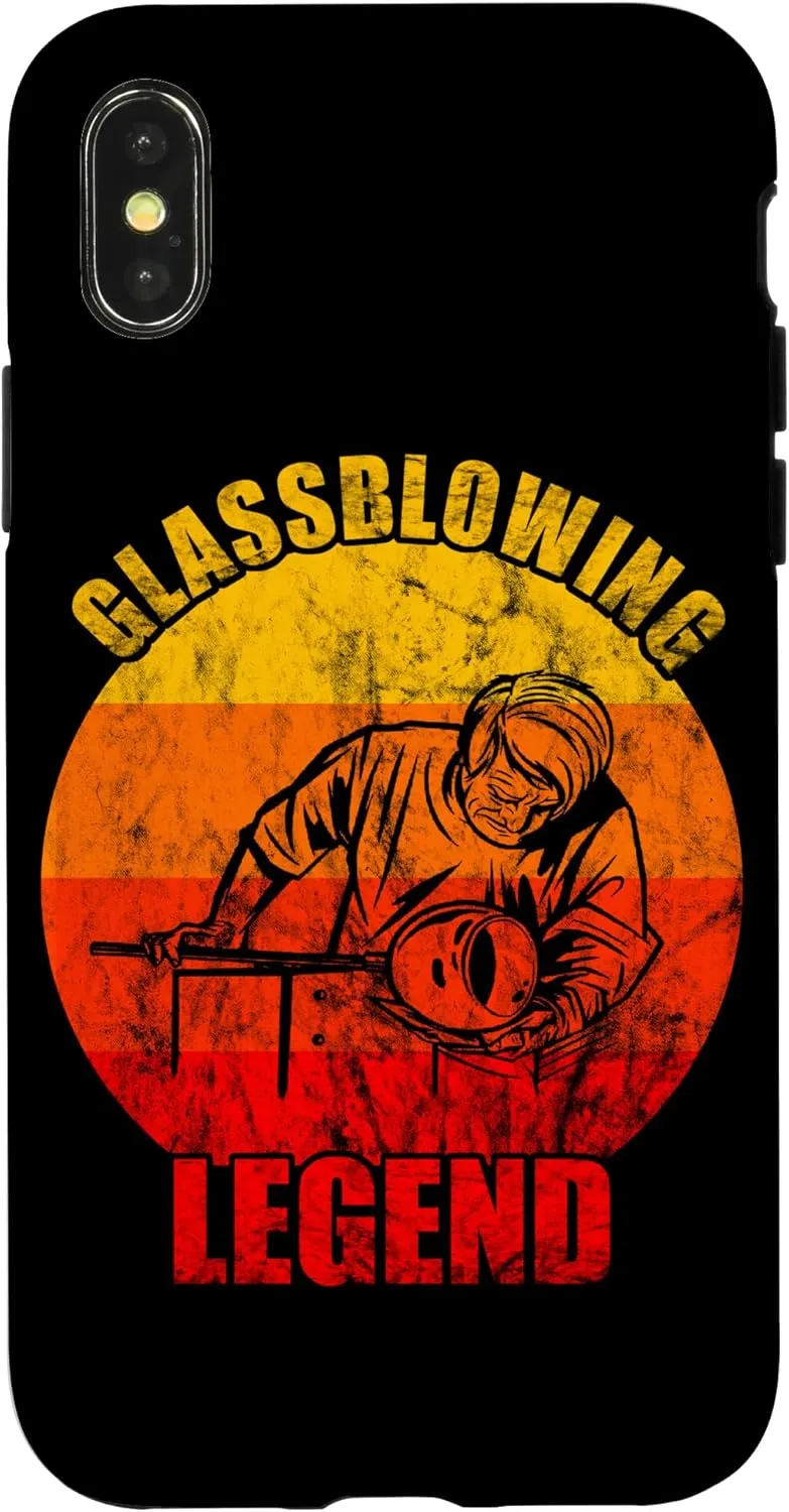 iPhone X/XS Glassblower Glassworking Vintage Retro Glassblowing Legend Case