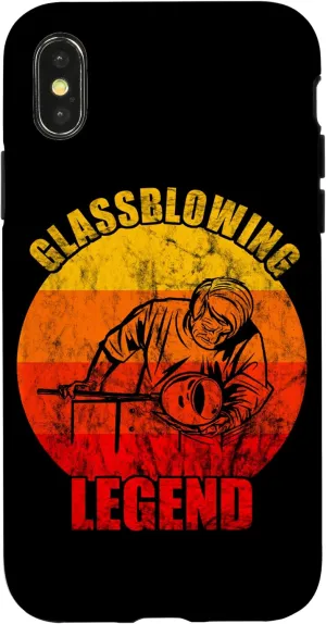 iPhone X/XS Glassblower Glassworking Vintage Retro Glassblowing Legend Case