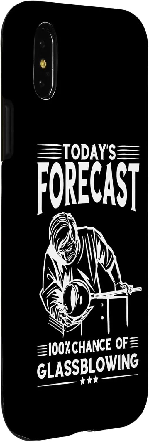 iPhone X/XS Glassblower Today's Forecast Blowpipe Works Glassworking Case