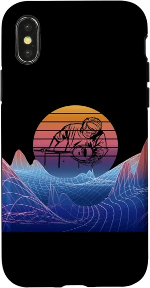 iPhone X/XS Glassblower Vaporwave Landscape Retro Working Glassblowing Case