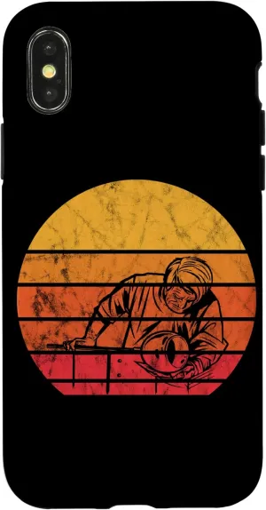 iPhone X/XS Glassblower Vintage Sunset Glasswork Blowpipe Glassblowing Case