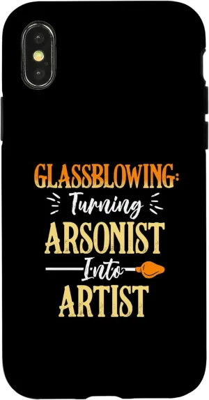 iPhone X/XS Glassblowing Artist Glassblower Glassworker Glass Lover Case