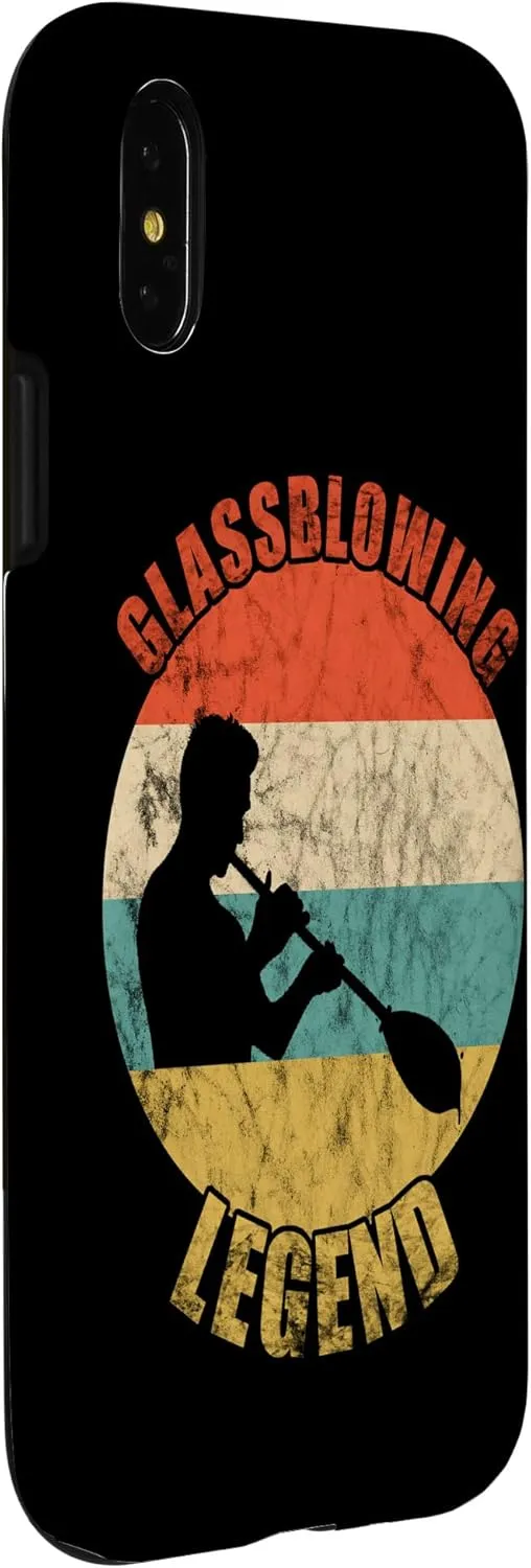 iPhone X/XS Glassblowing Legend Blowpipe Work Glassblower Retro Vintage Case