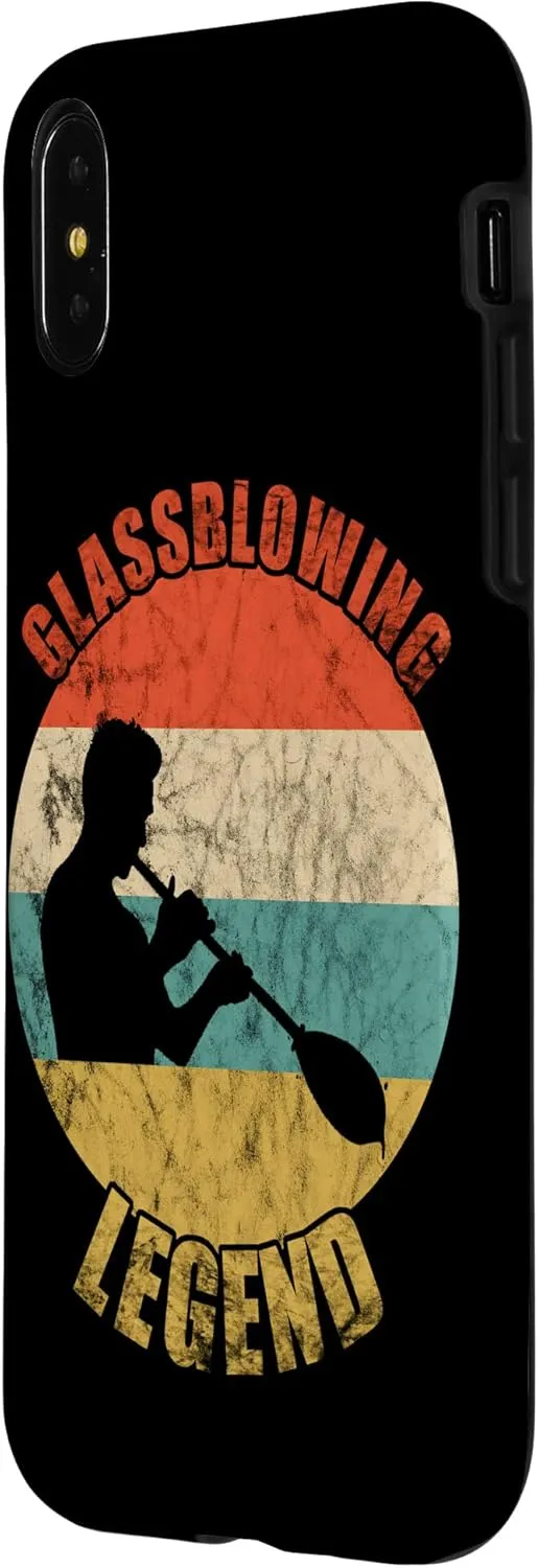 iPhone X/XS Glassblowing Legend Blowpipe Work Glassblower Retro Vintage Case