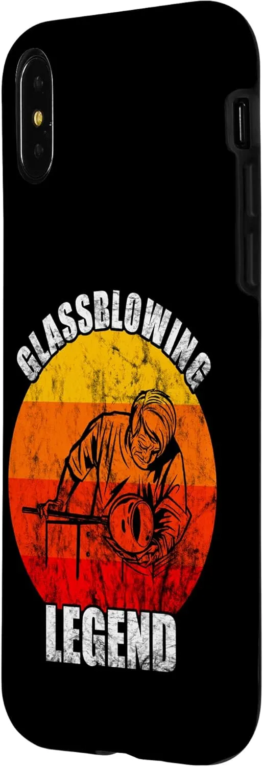 iPhone X/XS Glassblowing Legend Glassblower Glassworking Vintage Retro Case