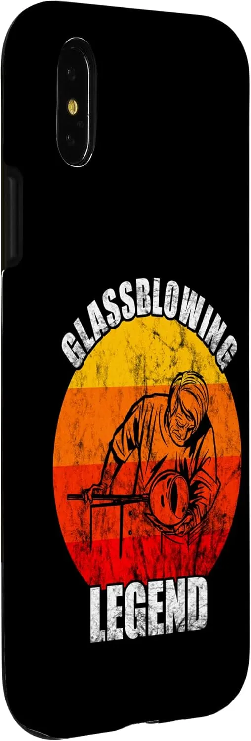 iPhone X/XS Glassblowing Legend Glassblower Glassworking Vintage Retro Case