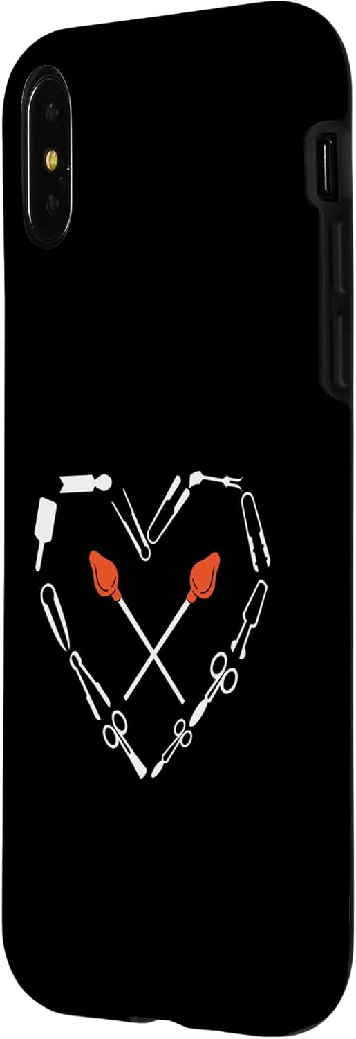 iPhone X/XS Glassblowing Tools Heart Glassblower Glassworker Glass Lover Case