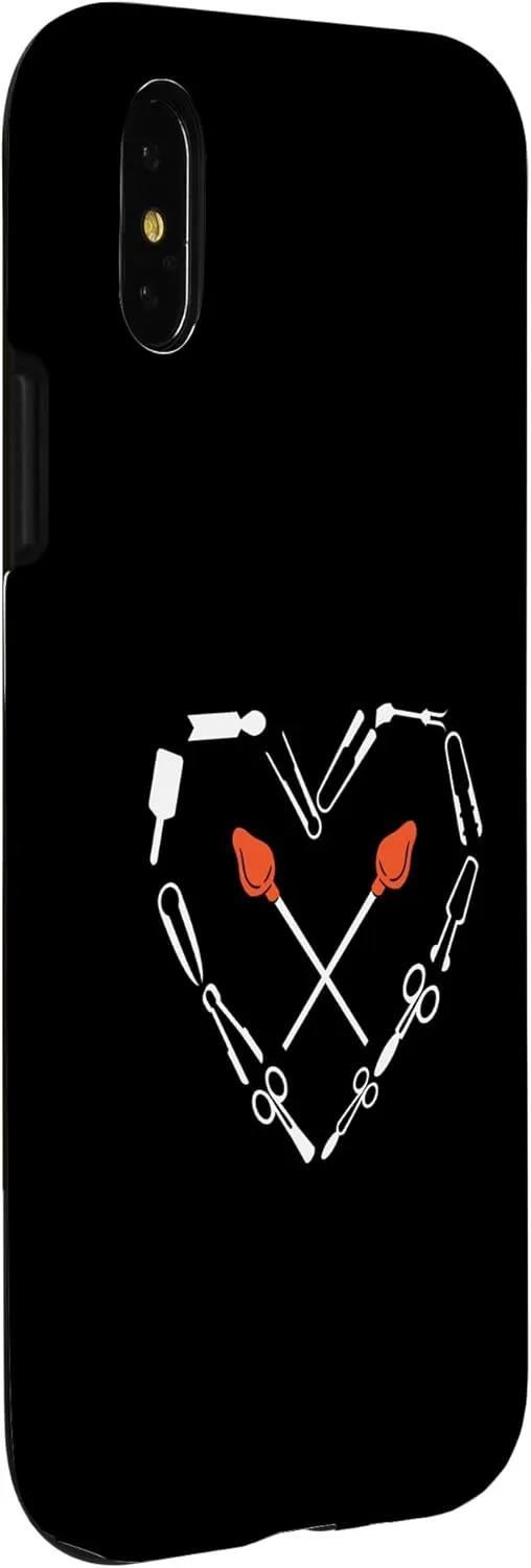 iPhone X/XS Glassblowing Tools Heart Glassblower Glassworker Glass Lover Case