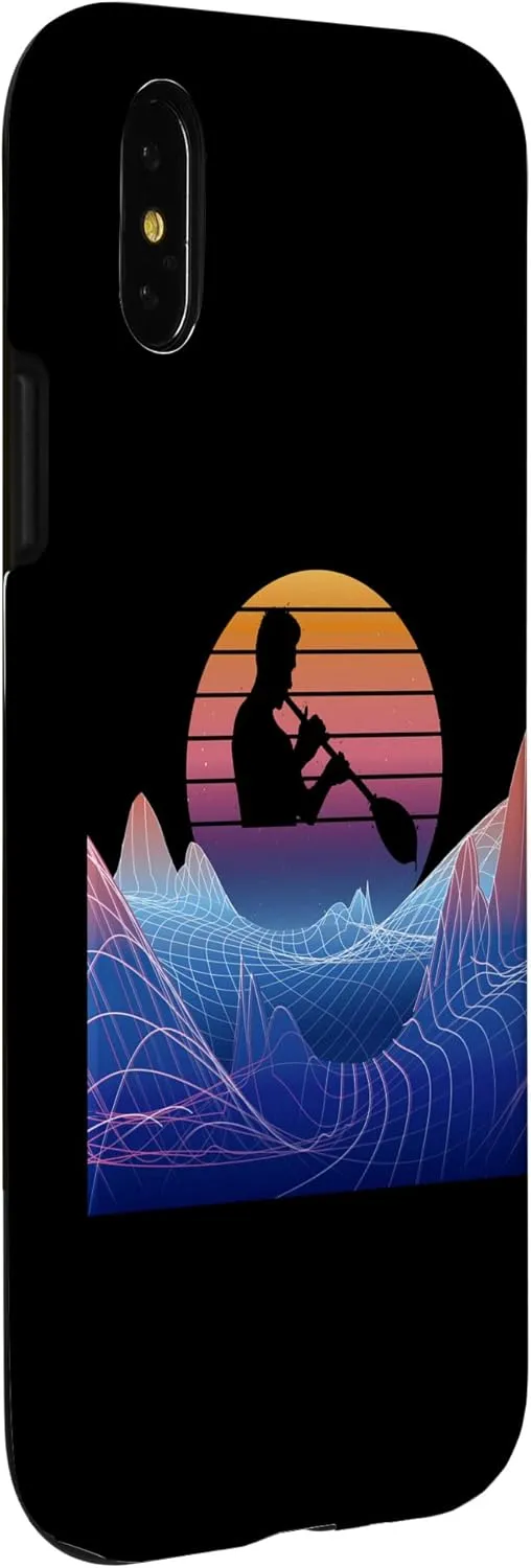 iPhone X/XS Glassblowing Vaporwave Landscape Retro Glassblower Working Case