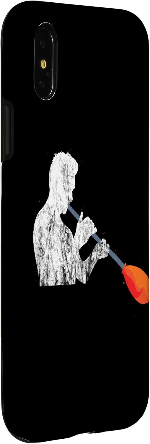 iPhone X/XS Glassworking Glass Blowing Blowpipe Glassblower Glass Art Case