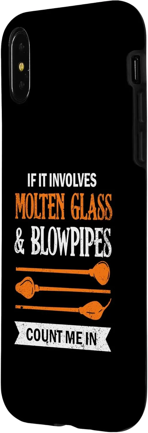 iPhone X/XS Involves Molten Glass Glassblowing Glassblower Glassworker Case