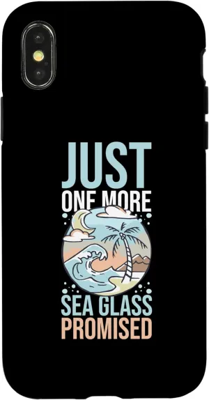 iPhone X/XS Sea Glass Collecting Beach Glass Quotes Beachcombing Case