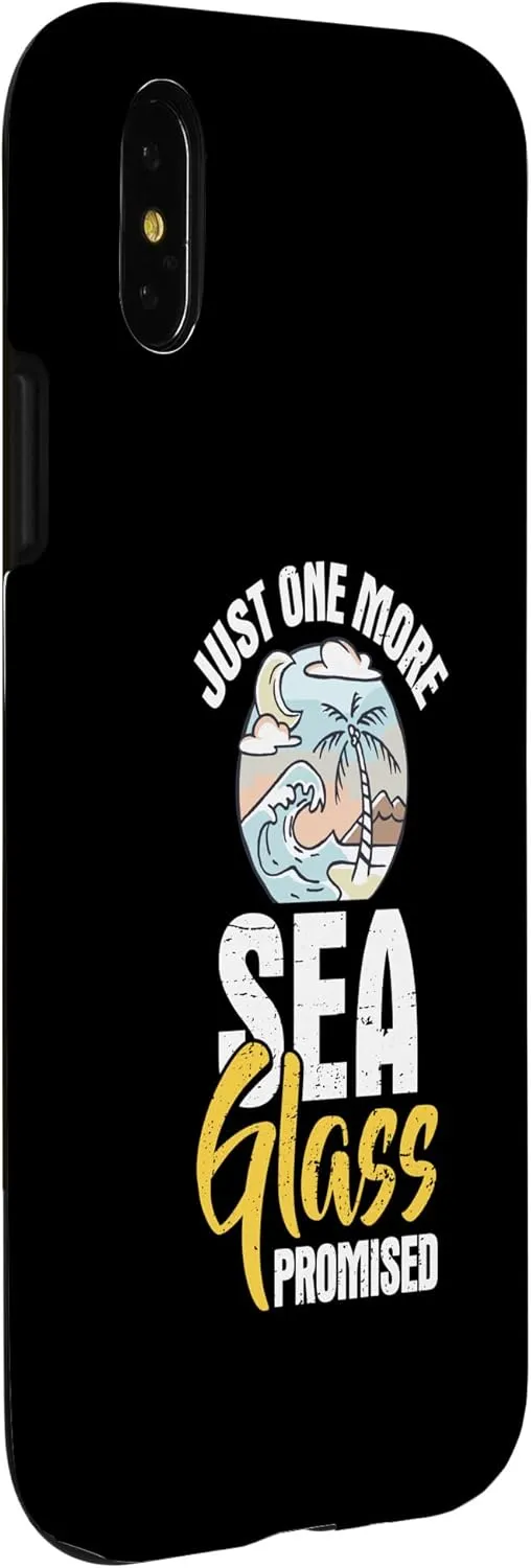 iPhone X/XS Sea Glass Collecting Beach Glass Quotes Beachcombing Case