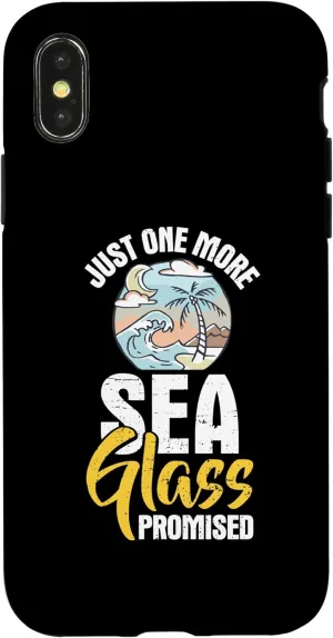 iPhone X/XS Sea Glass Collecting Beach Glass Quotes Beachcombing Case