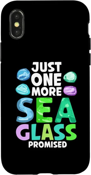 iPhone X/XS Sea Glass Collecting Beach Glass Quotes Beachcombing Case