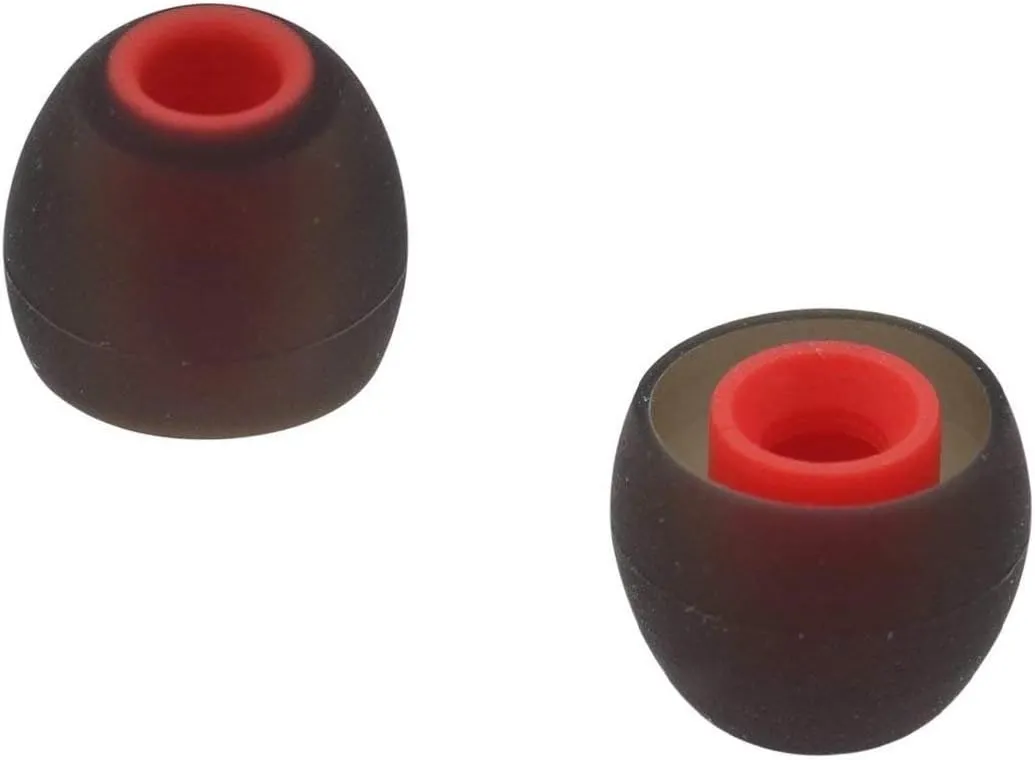 JNSA 12PCS Silicone Earbuds Ear Tips Compatible with Inner Hole 3.8mm-4.2mm Earbuds Earphones [6 Pairs, Small Size] br