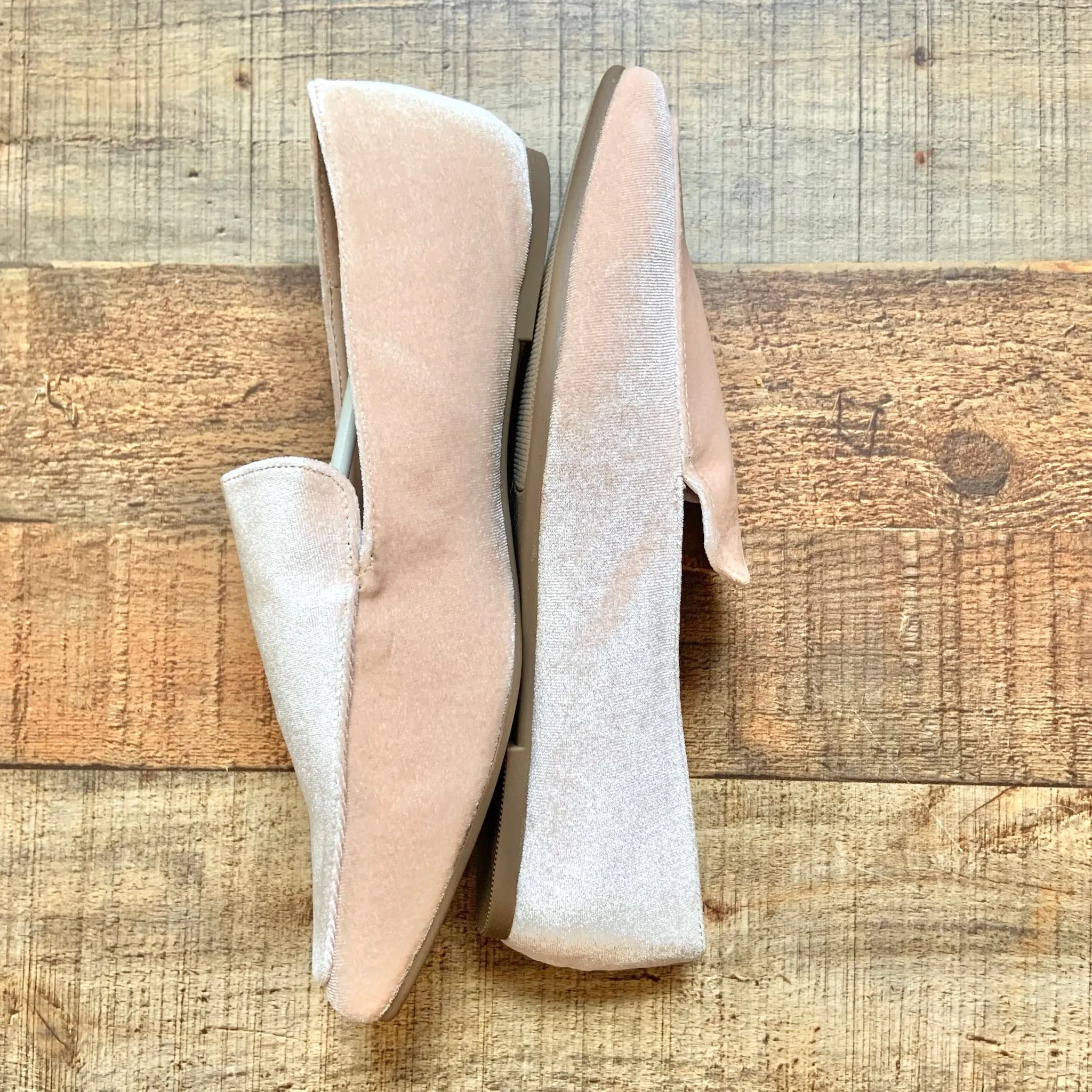 Journee Nude Slip On Loafers- Size 7 (BRAND NEW)