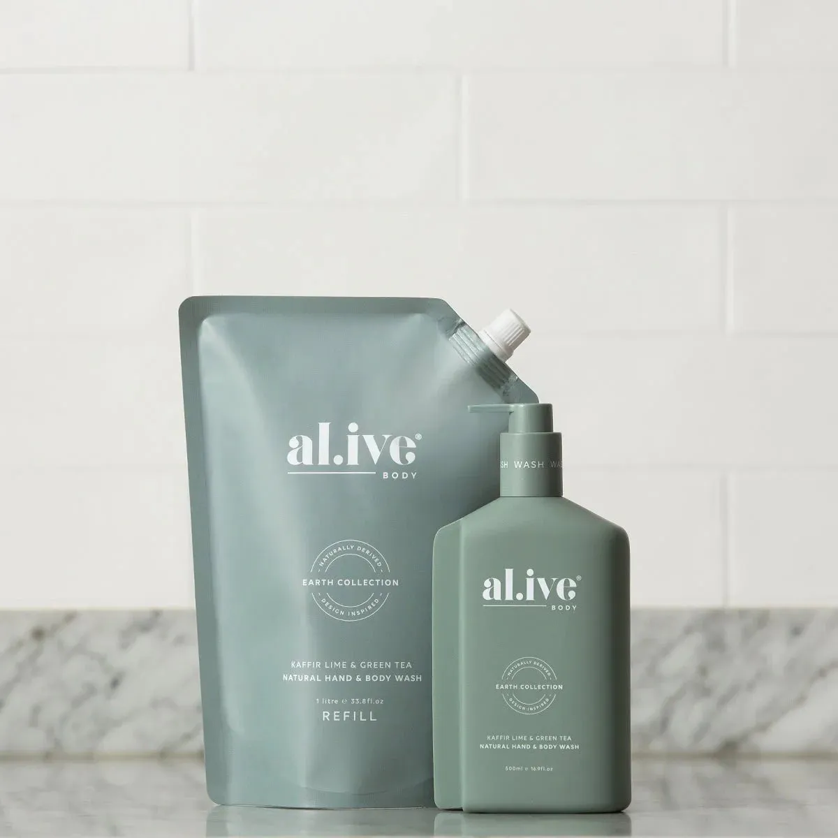Kaffir Lime and Green tea wash refill