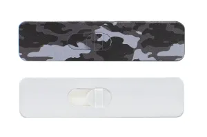 Kamshield Webcam Cover | Black Camo   Silver