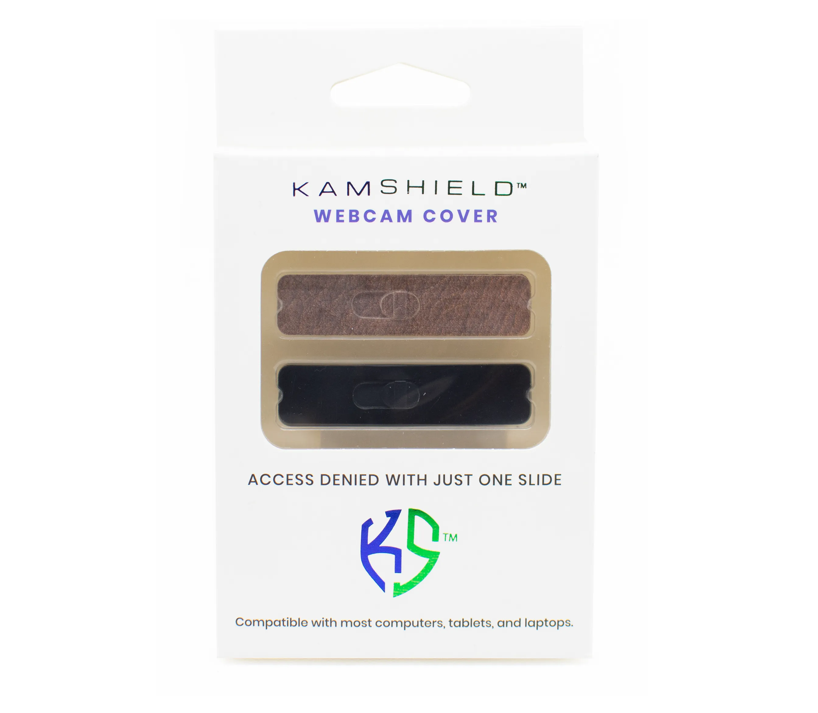 Kamshield Webcam Cover | Leather   Black