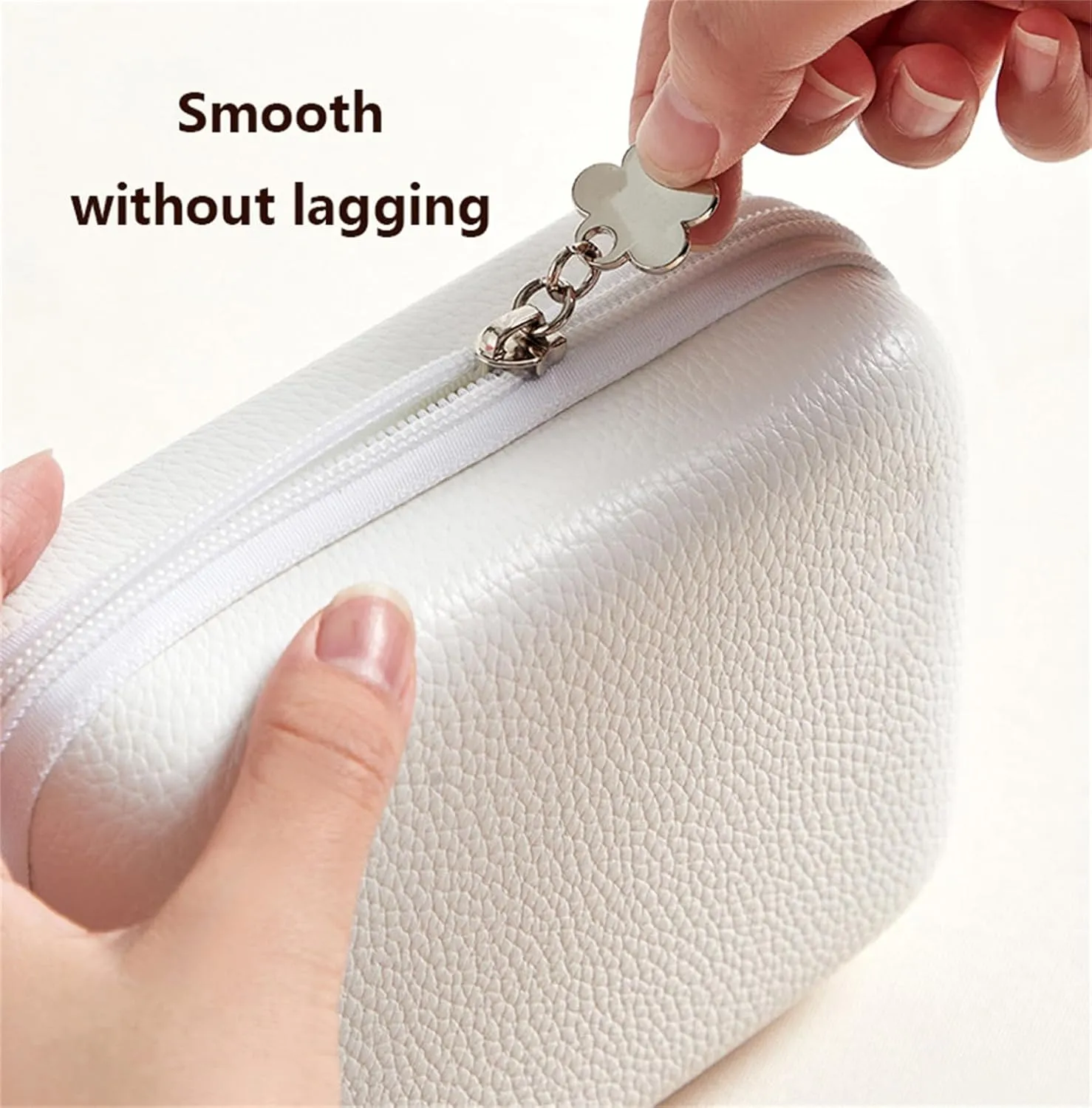 Laptop Power Storage Box for Travel, Shockproof Hard Shell Carrying Case, EVA Laptop Charger Storage Bag for Charging Line (White,M)