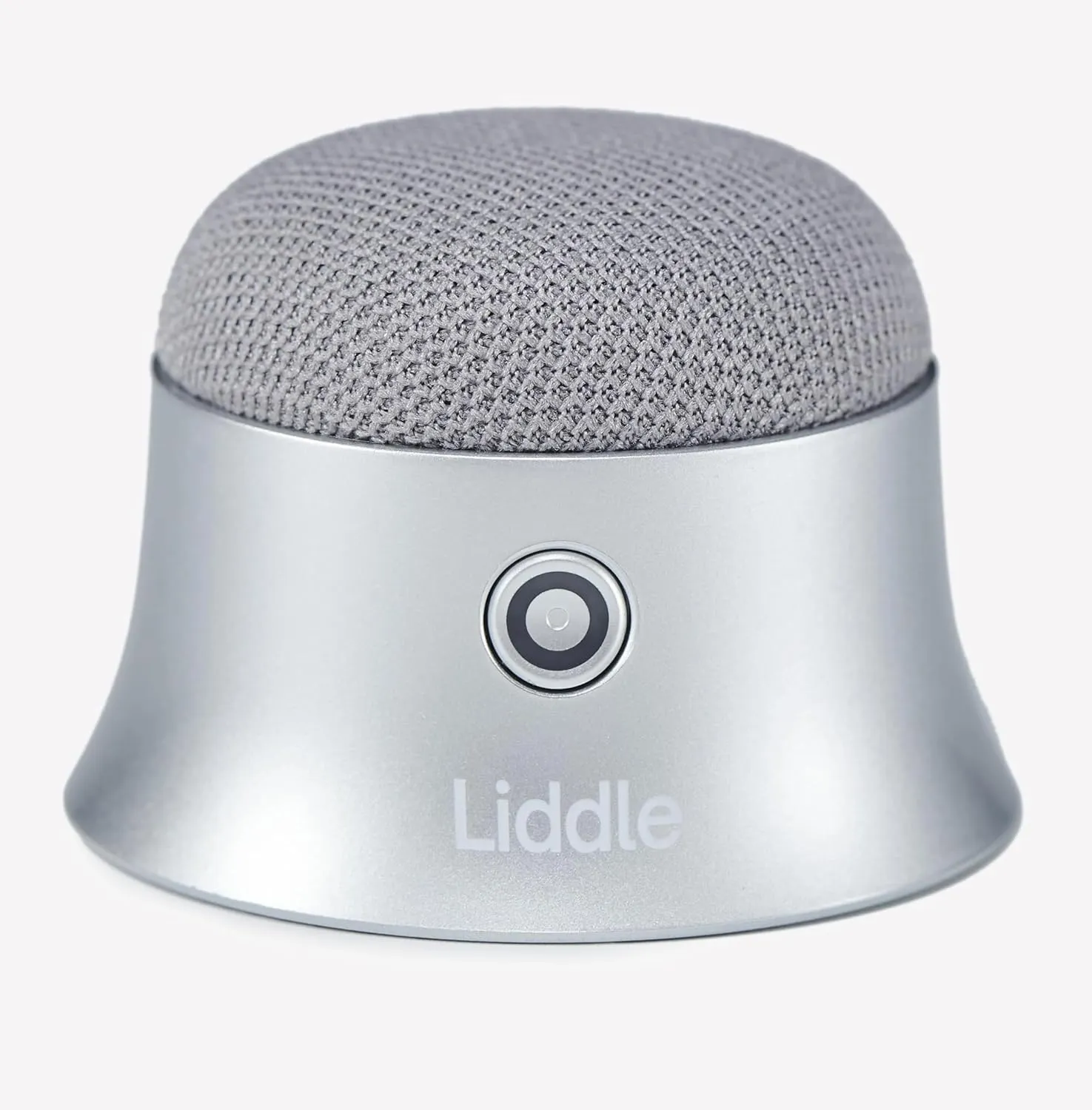 Liddle Speaker Pro - Magnetic PortableBluetooth Speaker with Microphone for iPhone 12/13/14/15/16-5W Wireless Audio, 8-Hour Battery, Water-Resistant - Magnetic Attach to Anywhere (Silver)