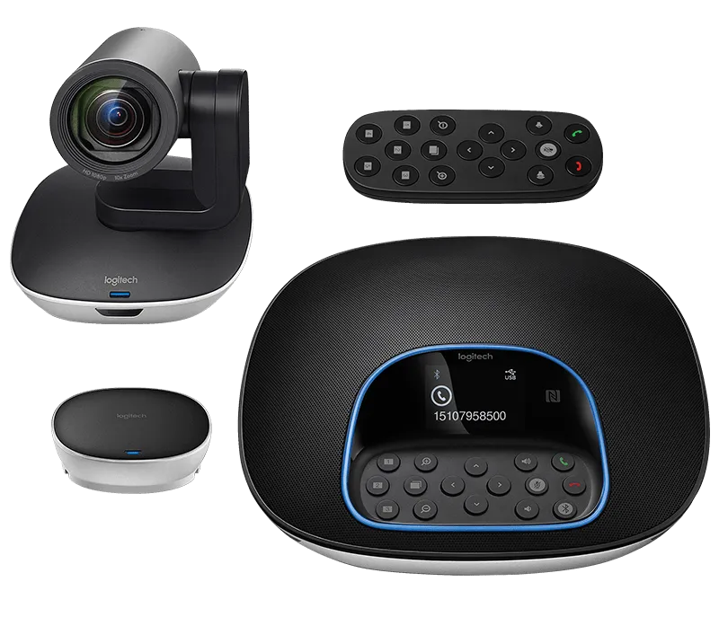 Logitech - Group - Video Conferencing System with Tabletop Speakerphone