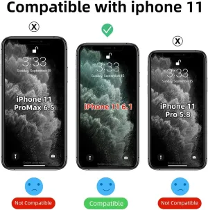 Magnetic Designed for iPhone 11 Case, [Military Grade Drop Tested] [Compatible with MagSafe] Slim Protective Translucent Matte Case for iPhone 11 Phone Case(6.1"), Frosted Black