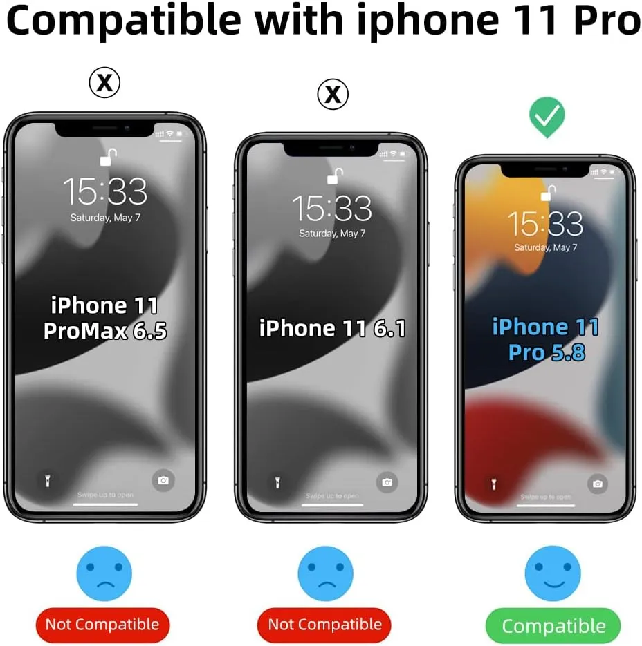 Magnetic Guardian Designed for iPhone 11 Pro Case [10FT-Grade Drop Tested & Compatible with MagSafe] Slim Translucent Matte Case for iPhone 11 Pro Phone Case (5.8"), Forest Green