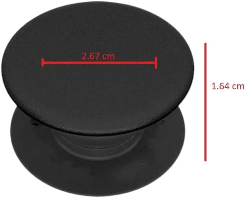 Mini Grips with 360 Rotation Phone & Tablet Holders Non-Retail Package  Black (1 Unit)