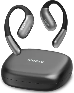 MINISO X28 AI Translation Earbuds Real-Time, 3-in-1 Translator Earbuds for 135 Languages, Two-Way Translation Headphones with APP for iOS & Android, Translation Device Earphones for Travel Business