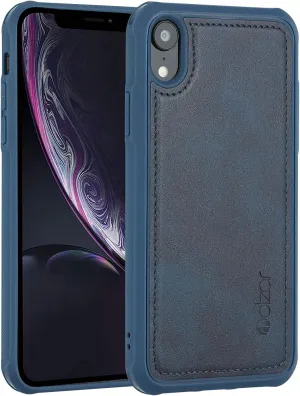 molzar MAG Series for iPhone XR Case, Built-in Metal Plate for Magnetic Mount, Works with Qi-Certified Chargers, Compatible with iPhone XR, Blue