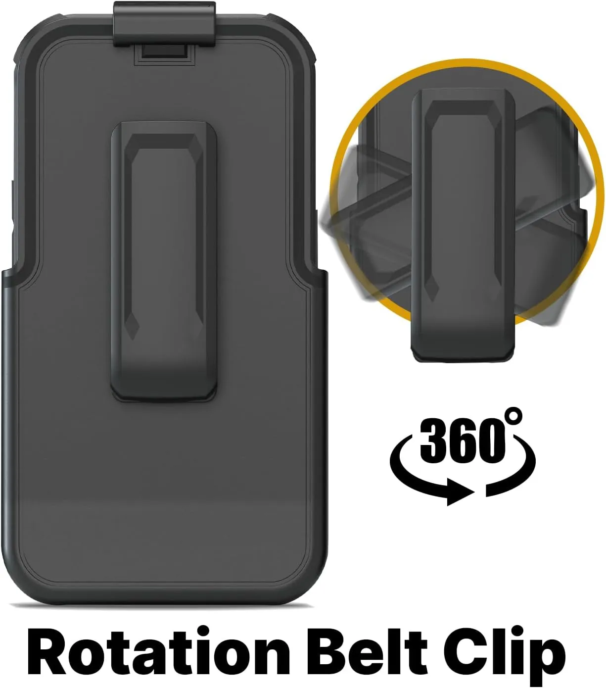 MOTIVE Designed for iPhone 13 Case with Belt Clip, Rugged Military Grade Holster, Heavy Duty Protection Cover for Men, Quad Layer Design for Apple iPhone 13 Case Black, 6.1" Protective Phone Case