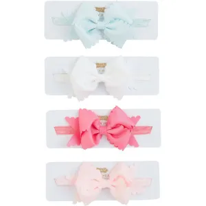 Mud Pie Scallop Bow Headbands