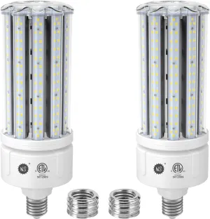 NS 100W Smart LED Bulb with Motion & Dusk-to-Dawn Sensor (16,000LM 5000K | CRI 90 | Flicker-Free) - E26/E39 Base - A19 Shape Aluminum Cooling Core - ETL Certified for Outdoor Security