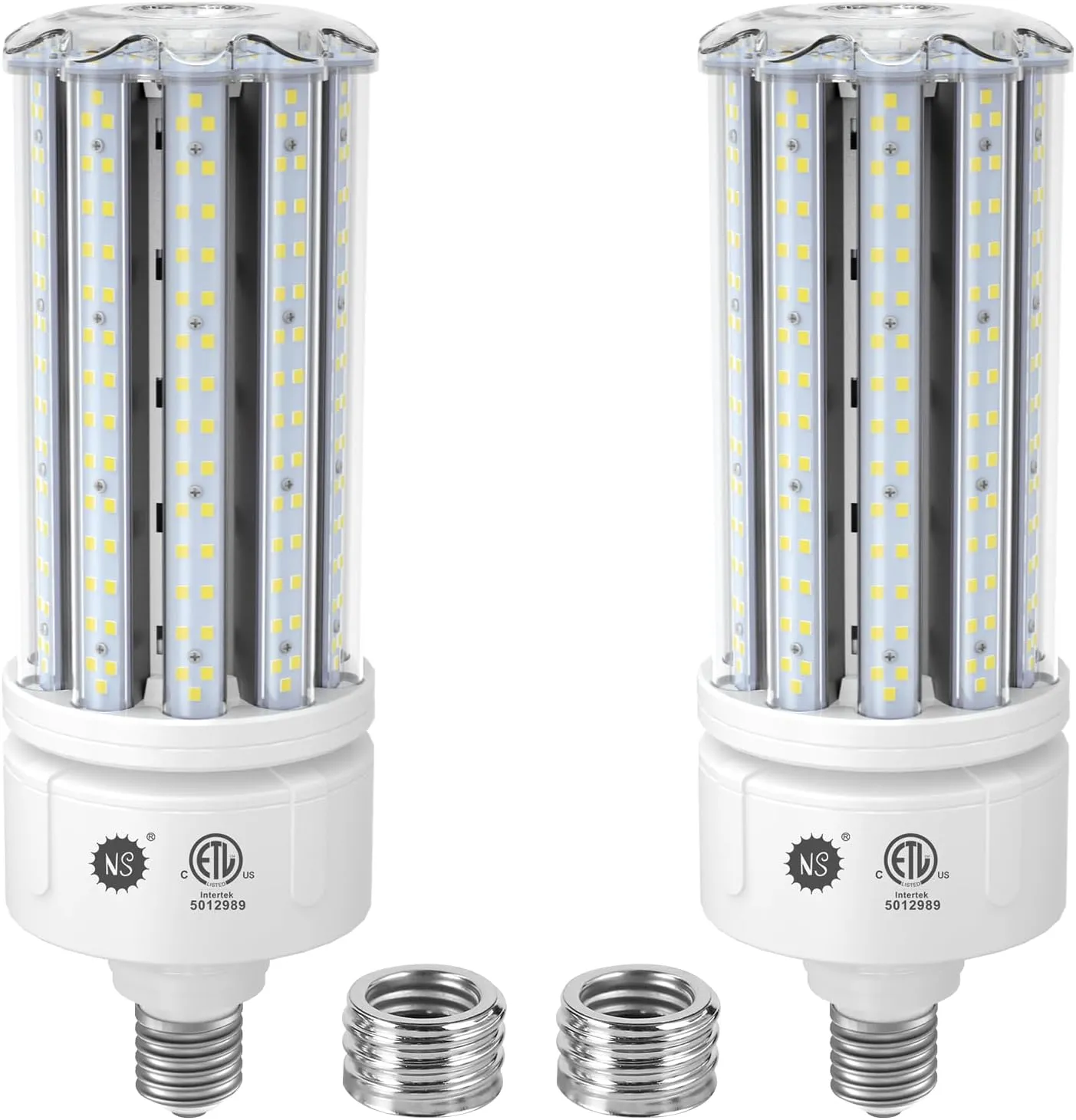 NS 100W Smart LED Bulb with Motion & Dusk-to-Dawn Sensor (16,000LM 5000K | CRI 90 | Flicker-Free) - E26/E39 Base - A19 Shape Aluminum Cooling Core - ETL Certified for Outdoor Security